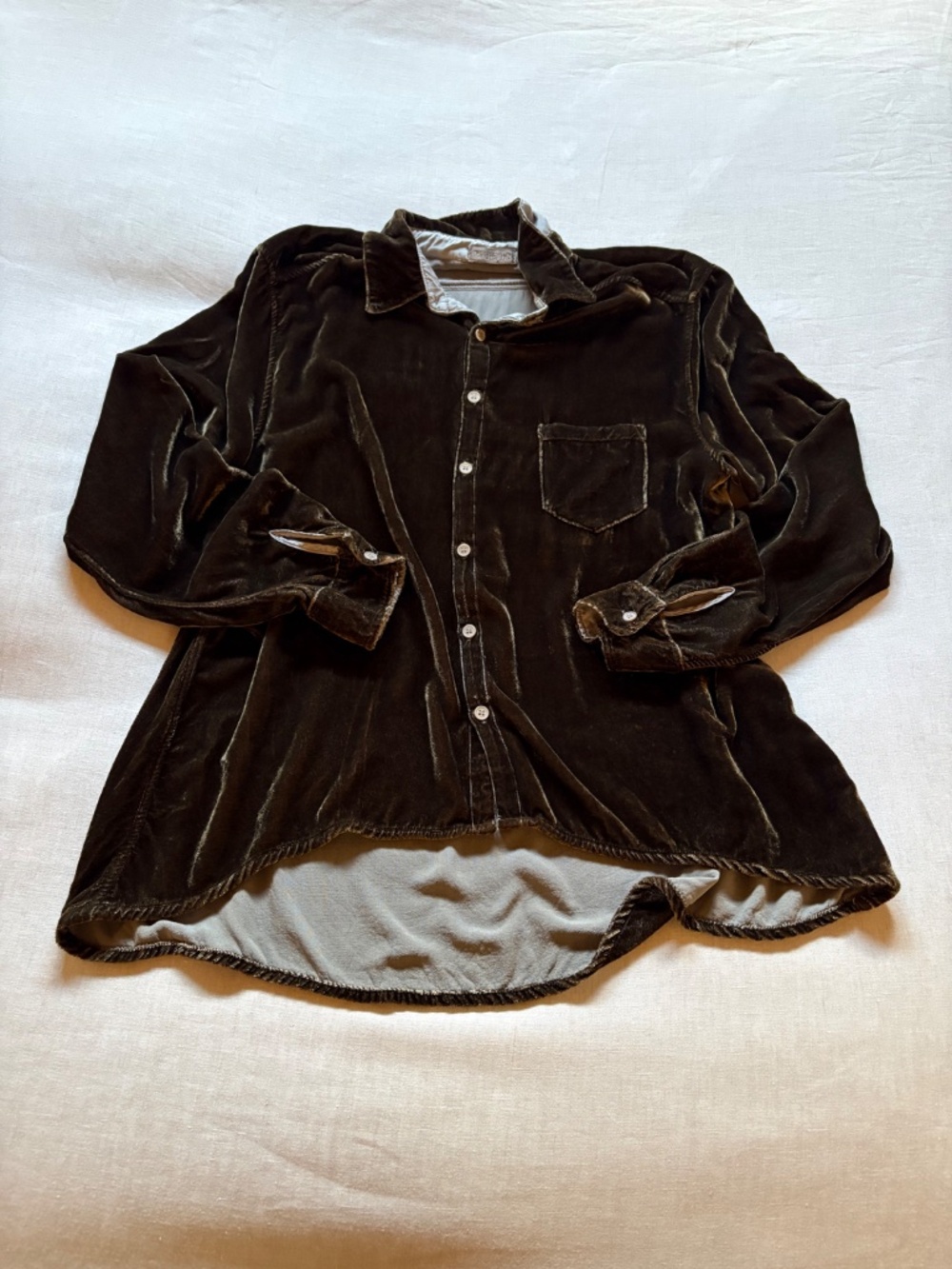 Velvet Button Down by CP Shades
